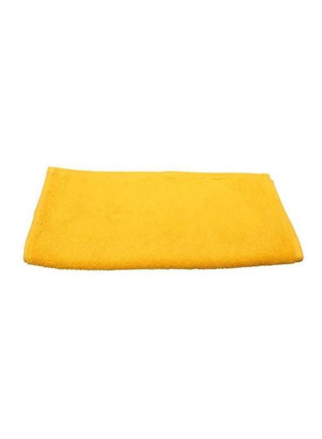 Cotton Solid Hand Towels Yellow 30x50cmcm - Image 1