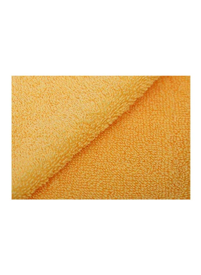 Cotton Solid Hand Towels Yellow 30x50cmcm - Image 2
