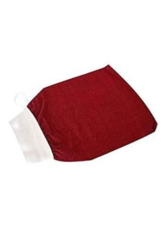 Moroccan Exfoliating Bath Glove Dark Red