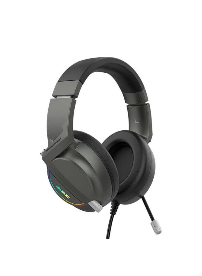 Ajazz AX365 7.1 Channel Surround Gaming Headset Noise Cancelling Retractable MIC  - Image 1