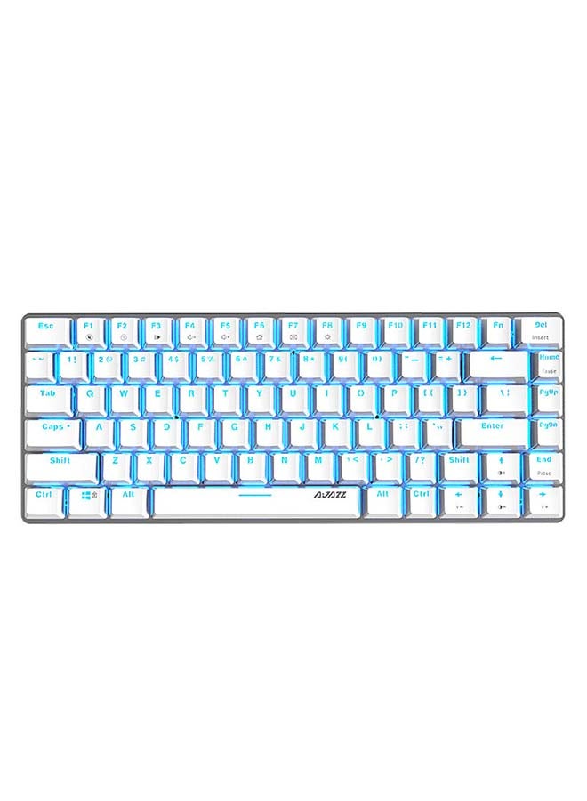 Generic - AK33 82 Keys USB Wired Mechanical Keyboard Monochromatic Backlight Gaming Keyboard - Image 1
