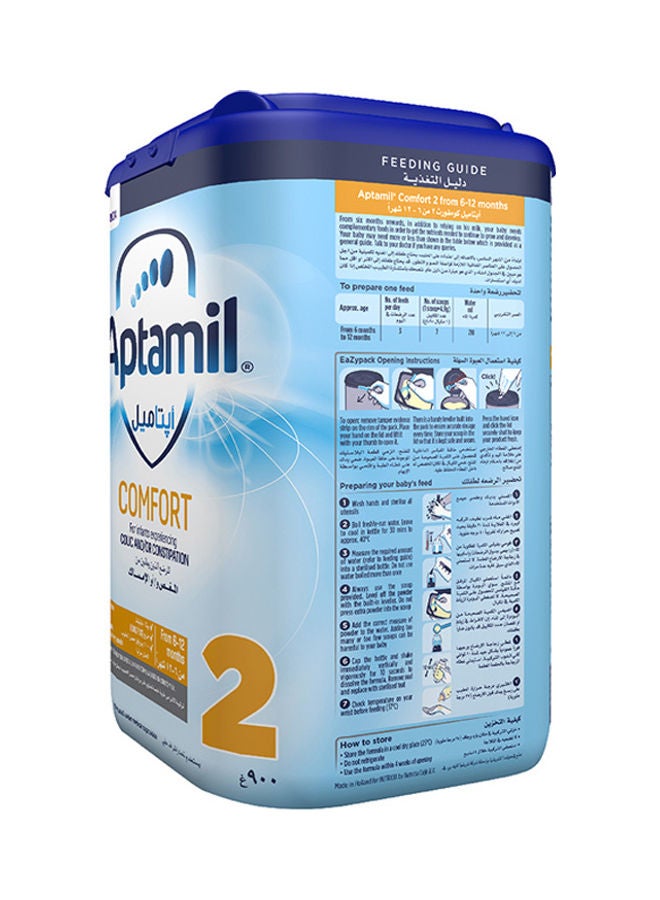 Aptamil - Comfort Stage 2+ Milk Powder, 6-12 Months 900grams - Image 1