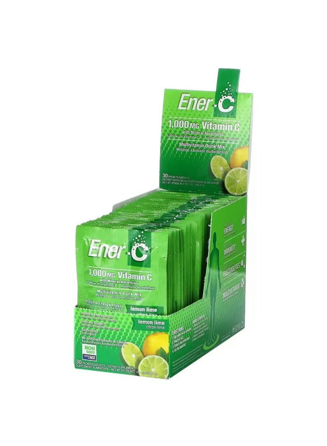 إنر-أس مشروب مزيج مسحوق فوار 1000 مجم من 30 عبوة - ليمون - Image 1