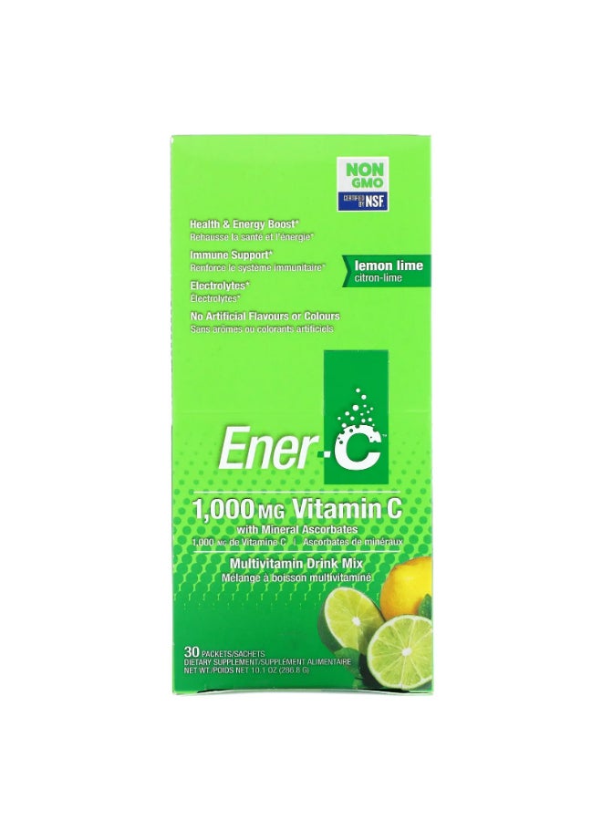 إنر-أس مشروب مزيج مسحوق فوار 1000 مجم من 30 عبوة - ليمون - Image 2