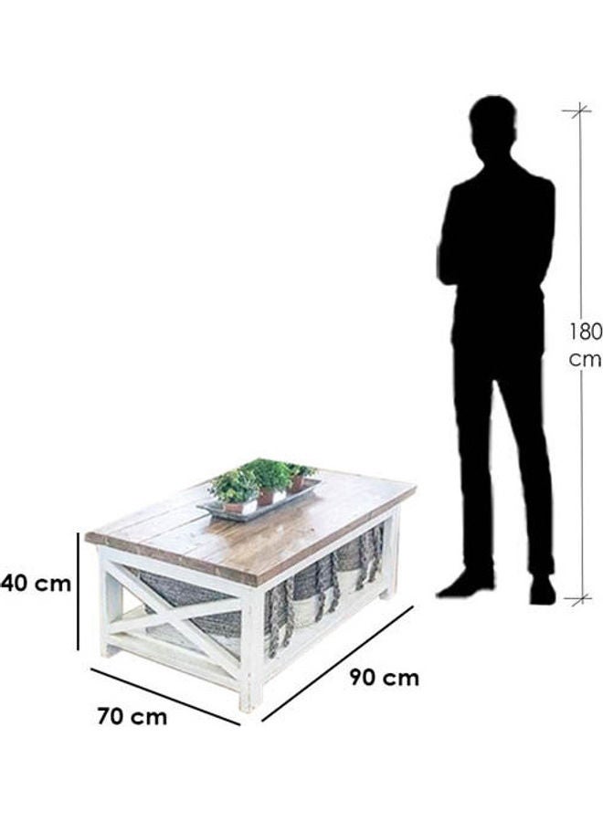 ELTOHAMY Furniture Coffee Table Multicolour 40x70x90cm - Image 2