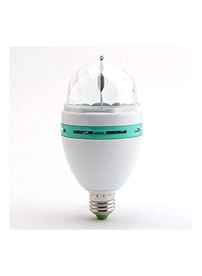 Mini Rgb Full Color Rotating Led Lamp Stage Light Torch 3W With E27 Base For Disco Dj Stage Party Ktv Bars Club White/Clear