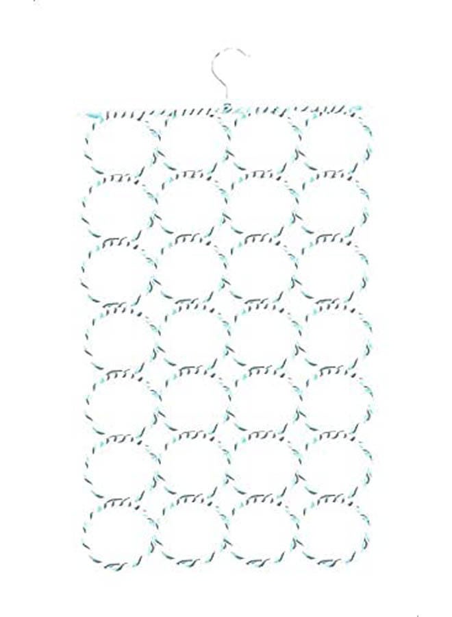 Generic - Double Pole Clothes Portable Rack Hanger White - Image 1