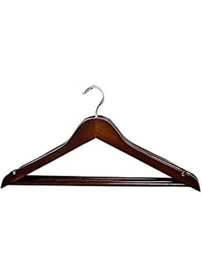 Set Of 5 Wooden Hanger Brown