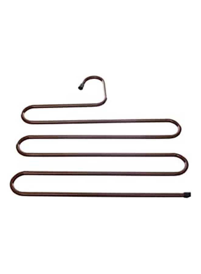 Multi-Purpose Pants Hangers S-Type 5 Layers Stainless Steel Black 