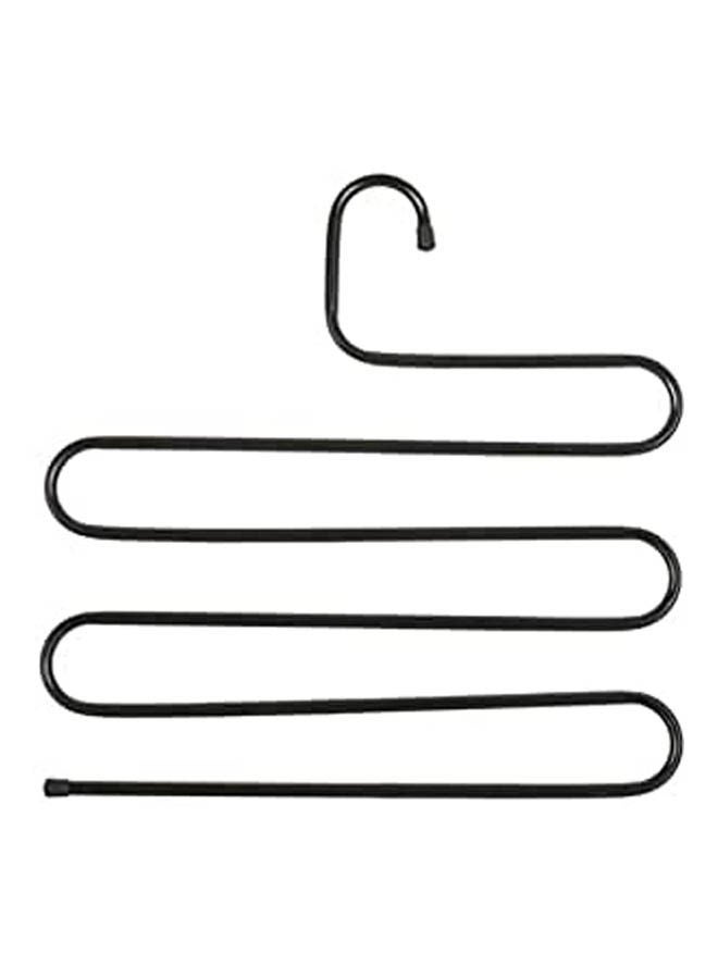 Multi-Role Metal Hanger For Hanging Pants Scarves And More Black 