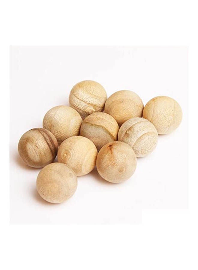 ماركة غير محددة Naphthalene Balls From Camphor Mothballs 10 Pcs Beige 