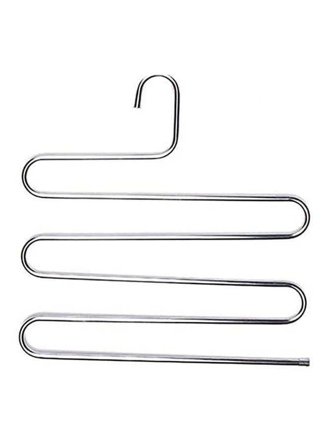 Generic - S-Shape Trousers Hangers Stainless Steel Clothes Hangers Silver - Image 1