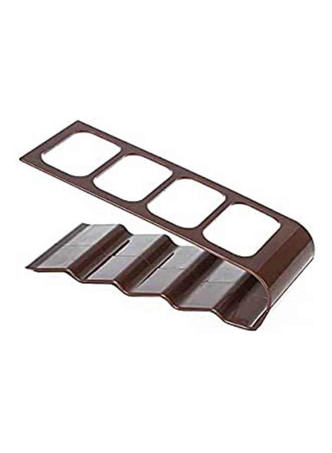 Portable Tv Dvd Vcr Step Remote Control Mobile Phone Stand Brown 