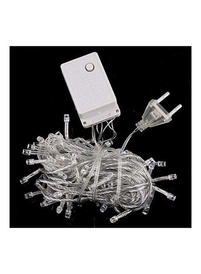 String Light 100 Led  Colorful Light 220V Outdoor Waterproof Led Lamp Clear 10meter - Image 1