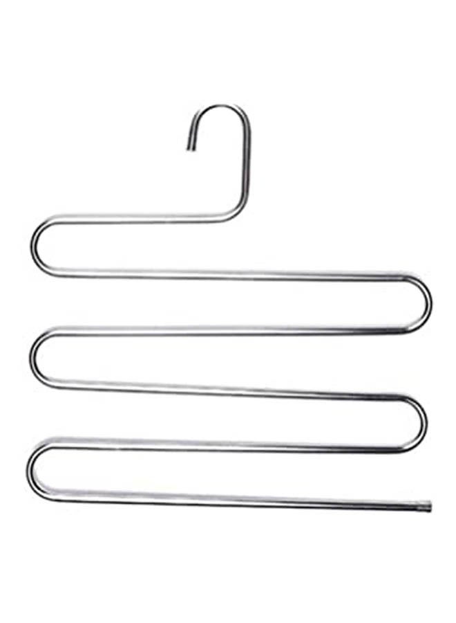 Stainless Steel Trousers Hanger S-type Silver 
