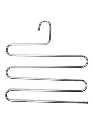 S-Type Multi-Purpose Pants Hangers Silver 350mm - v1652087919/N53290458A_1