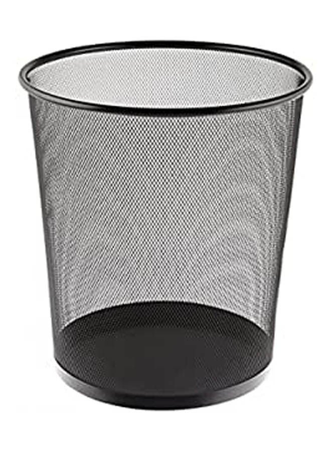 Waste Basket Metal Black