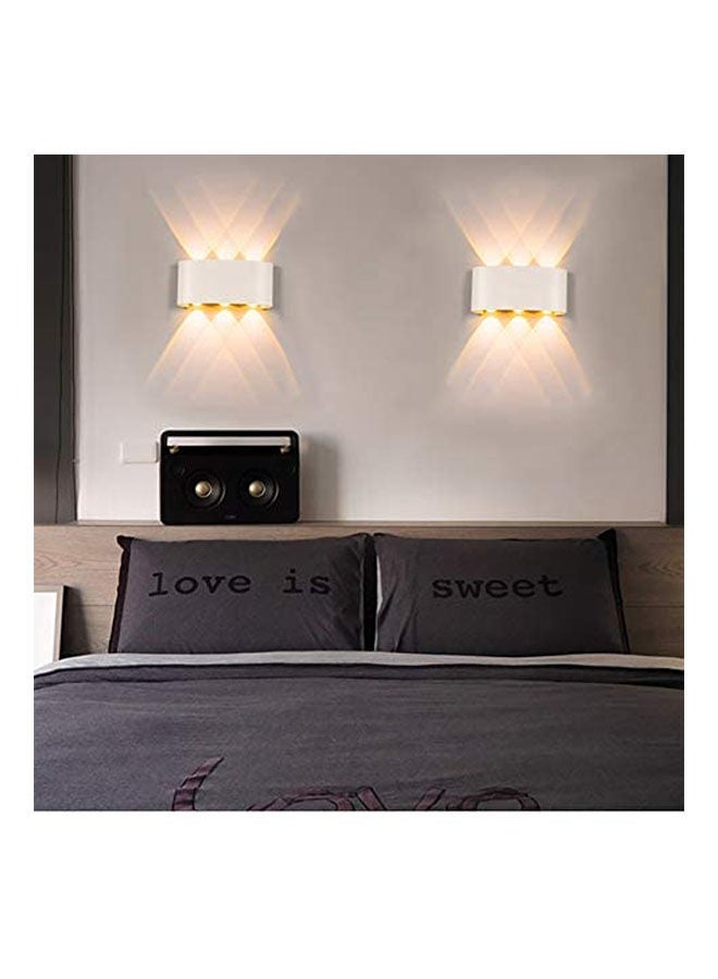 Led Wall Light Outdoor 8W Yellow - Image 2