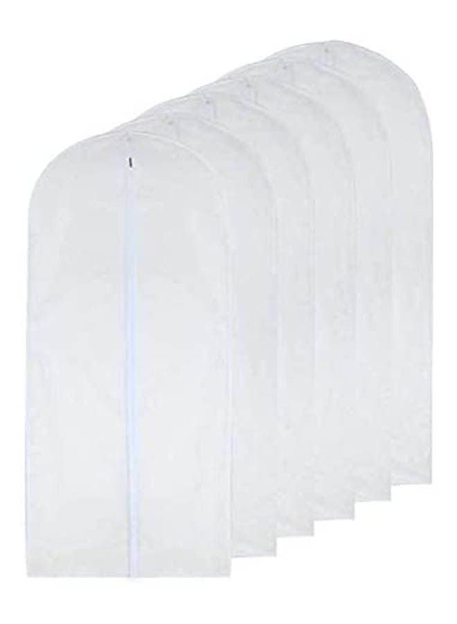 ماركة غير محددة 6Pcs Cover Cloths Storage Bag White 24X40inch  - Image 1