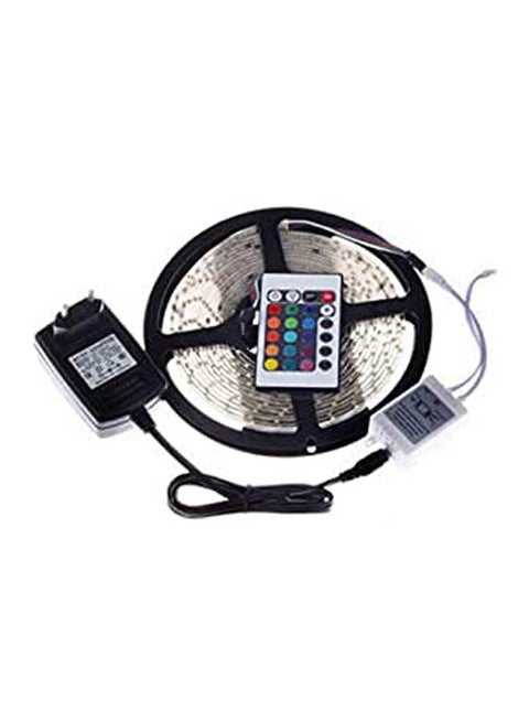 Rgb Led Strip With Light M Led Smd With Rgb Remote Control Multicolour 5meter