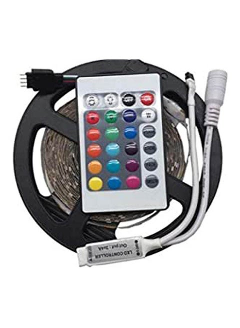 Rgb Waterproof Led Strip With Flexible Light M Led With Rgb Remote Control Multicolour 5meter