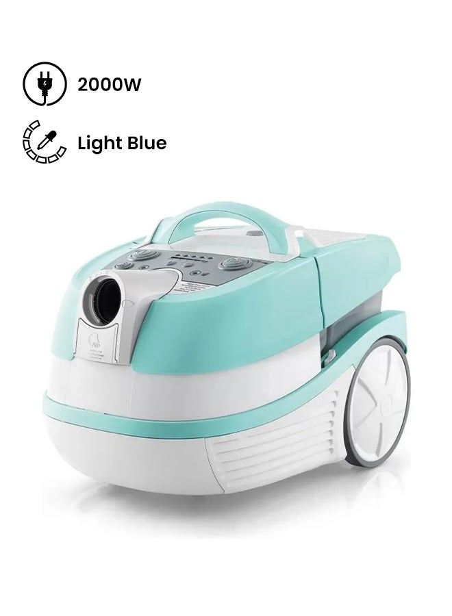 بوش مكنسة كهربائية من مجموعة ويت آند دراي 2000 W BWD420HYG أزرق فاتح  - Image 1
