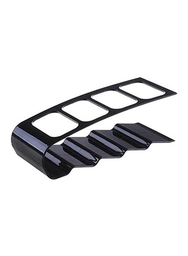 Practical Plastic Tv Dvd Frame Remote Control Holder Storage Organiser Home Decor Black 