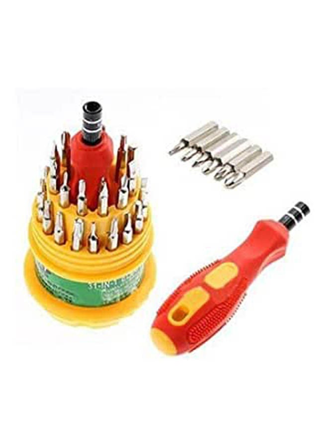 Screwdrivers Set In Rounded Box 31 Pcs Multicolour