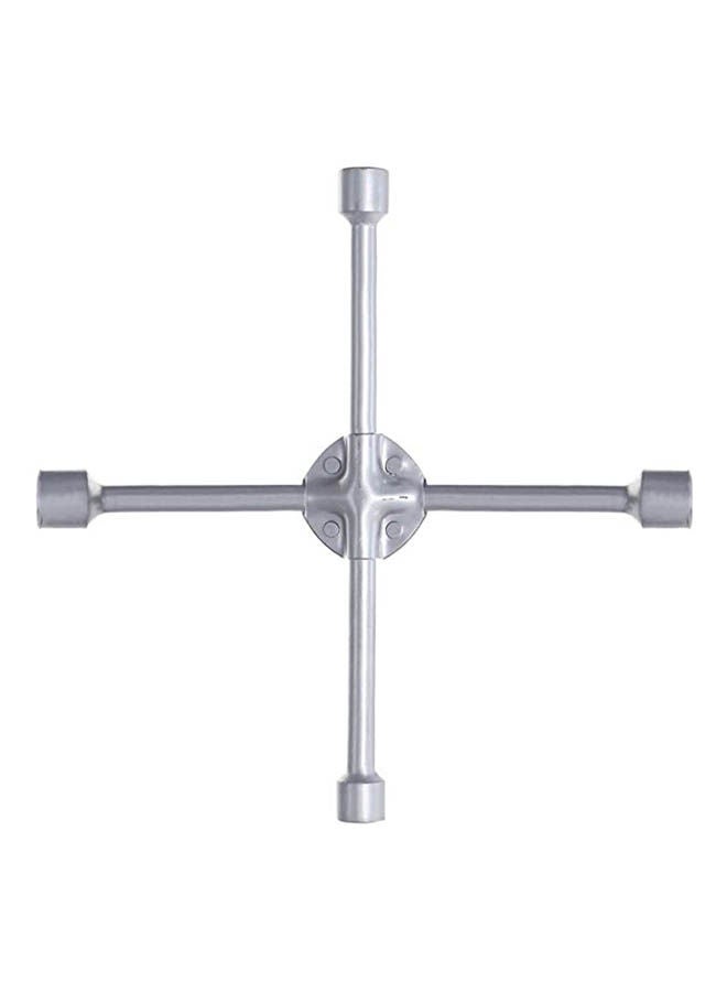Metric 4-Way Lug Wrench For Car