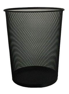 ماركة غير محددة Metal Mesh Waste Bin Black 