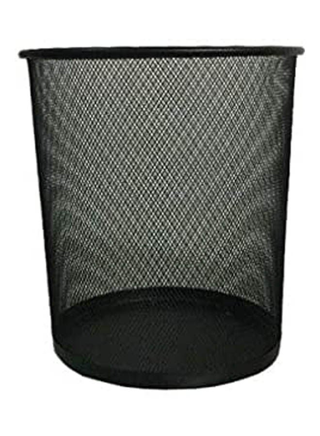 Net Paper Waste Basket Big Black 33x29cm 