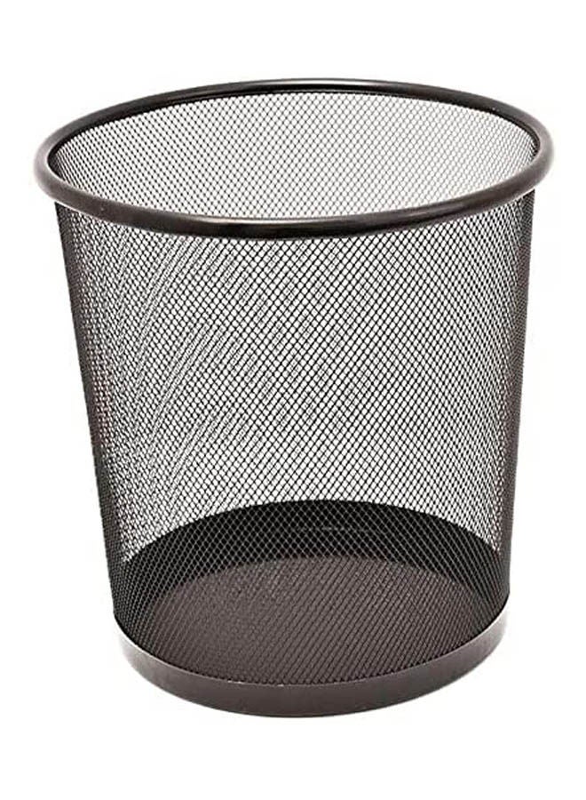 ماركة غير محددة Net Paper Waste Basket Big Black 33x29cm 