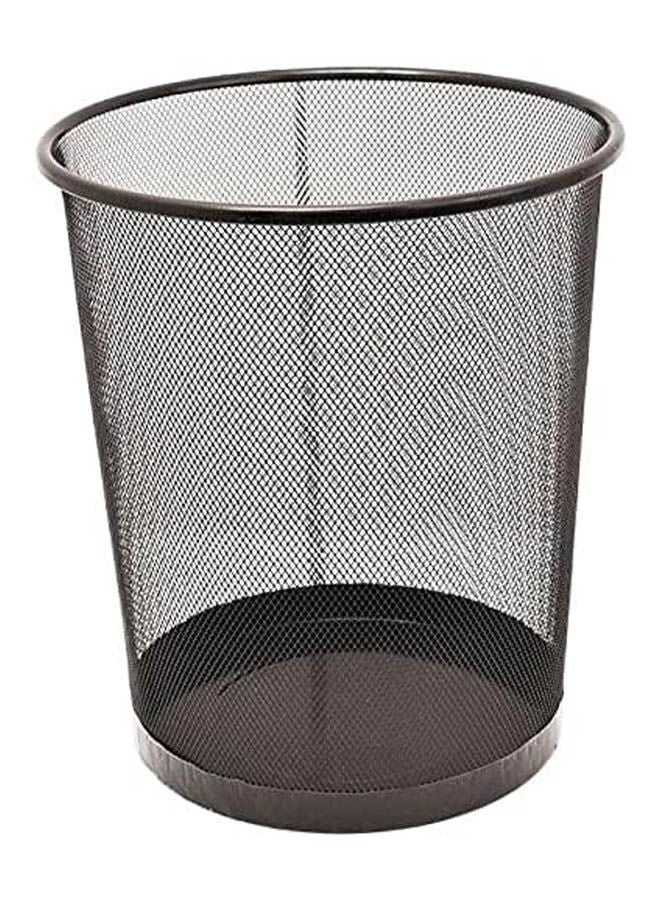 Net Paper Waste Basket Black 27x26cm - v1652089467/N53289832A_1