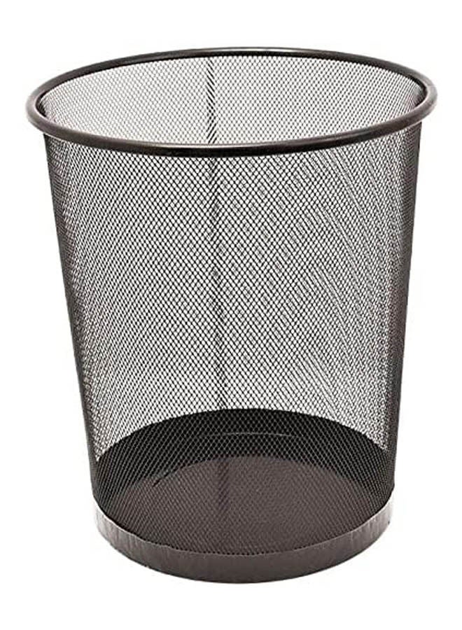 ماركة غير محددة Net Paper Waste Basket Black 27x26cm 