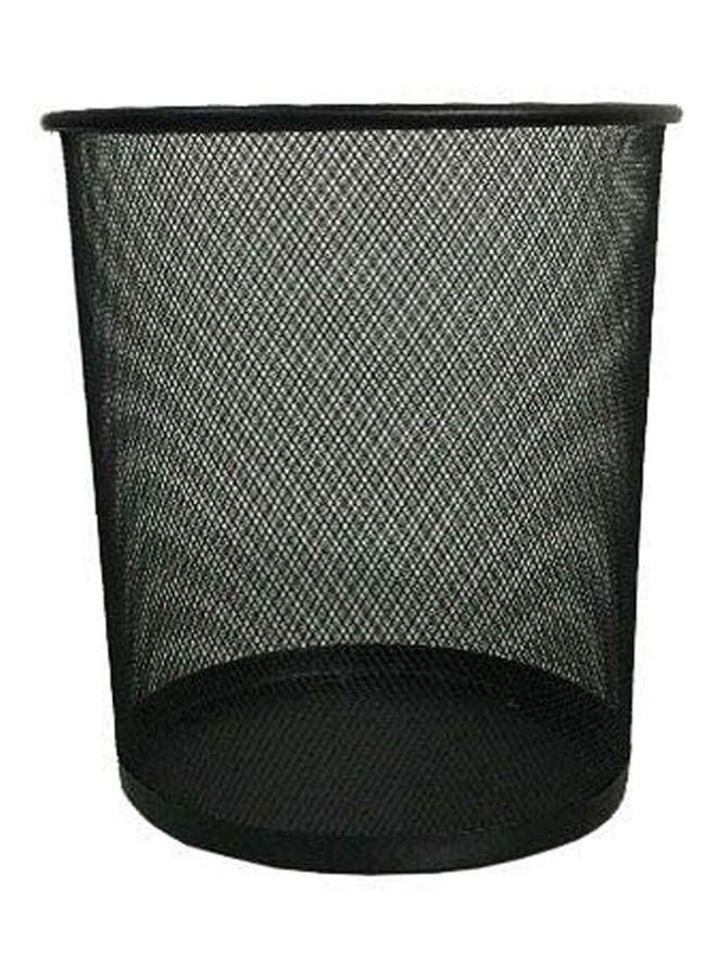 ماركة غير محددة - Partner Metal Mesh Waste Bin Large Black - Image 1