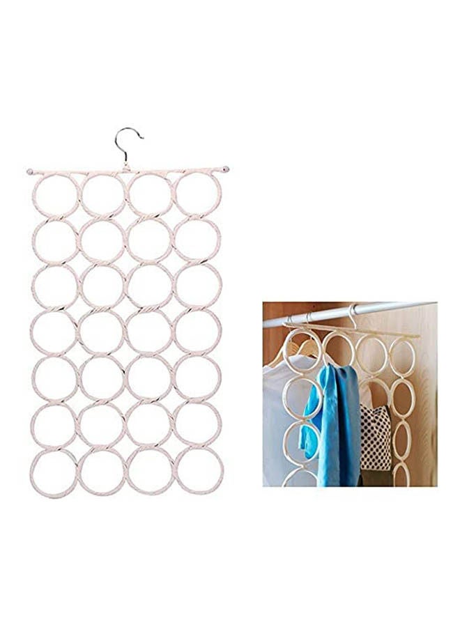 Generic - Loop Scarf Hanger Holder Closet Door Organizer Tie Belt Rack Multicolour - Image 1