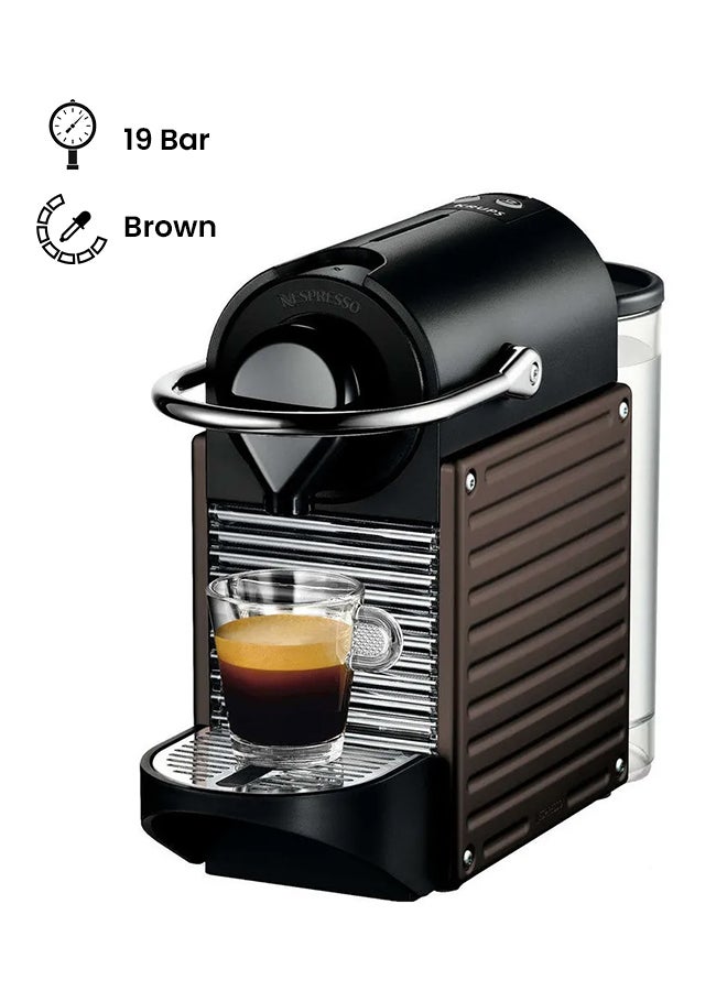 Nespresso - Electric Pixie Coffee Machine C60-ME-TI-NE Brown - Image 1