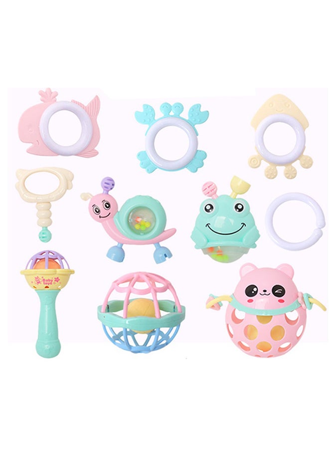 10-Piece Multi-Shaped Baby Rattle Toy Set  - Image 2
