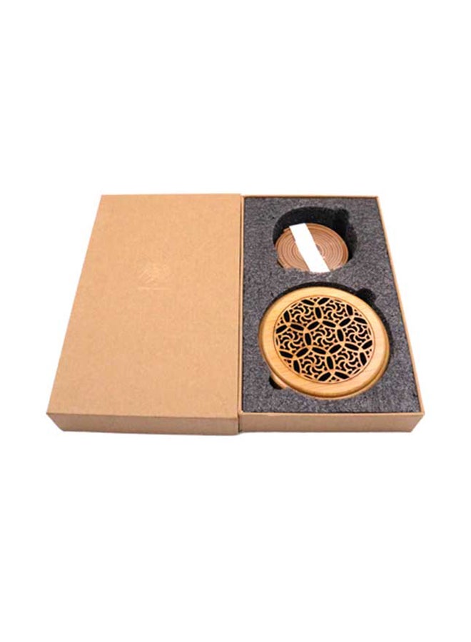 BAKHOOR AL BOSIDIN Oud Malaki Incense Burner With Incense Sticks Brown - Image 3