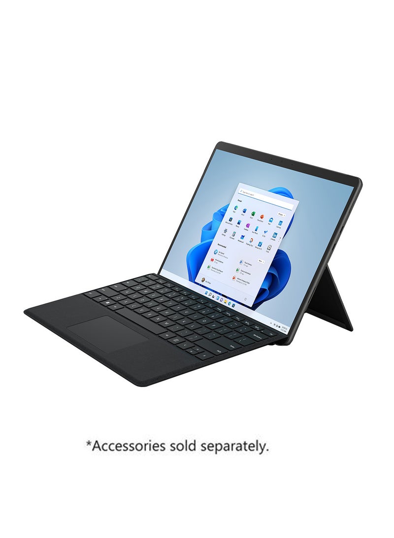 Microsoft - Surface Pro 8 Laptop With 13-Inch PixelSense Display, Intel Core i5-1135G7 Processor / 8GB RAM / 256GB SSD / Intel Iris Xe Graphics /International Version English Graphite - Image 1