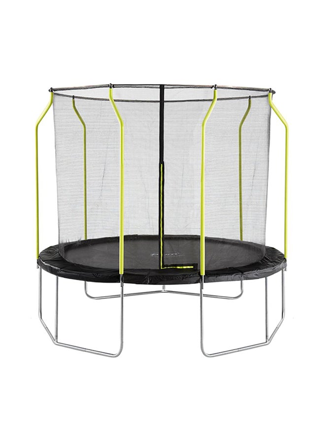 Plum - Fun V2 Classic Wave Springsafe Enclosed Trampoline 8ft 2.4m 6 Year Plus - Image 1