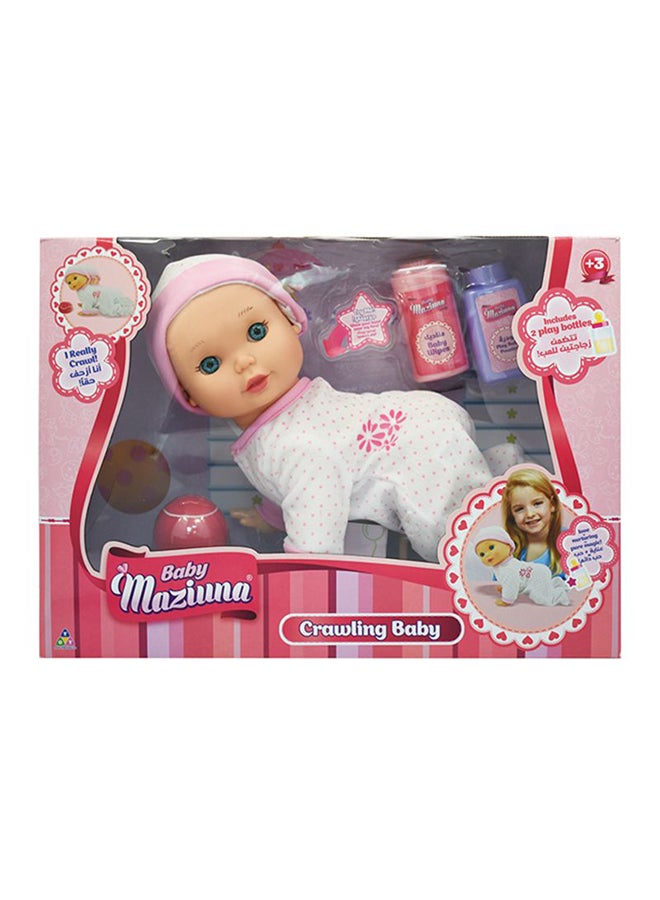 Baby Maziuna Crawling Baby Doll  - Image 1