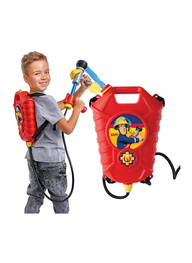 فايرمان سام لعبة بتصميم حقيبة ظهر خزان مُزوّدة برشاش مياه بتصميم مستوحى من مسلسل الأطفال "Fireman Sam" - Image 2