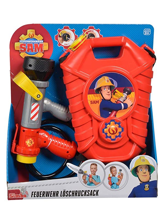 فايرمان سام لعبة بتصميم حقيبة ظهر خزان مُزوّدة برشاش مياه بتصميم مستوحى من مسلسل الأطفال "Fireman Sam" - Image 5