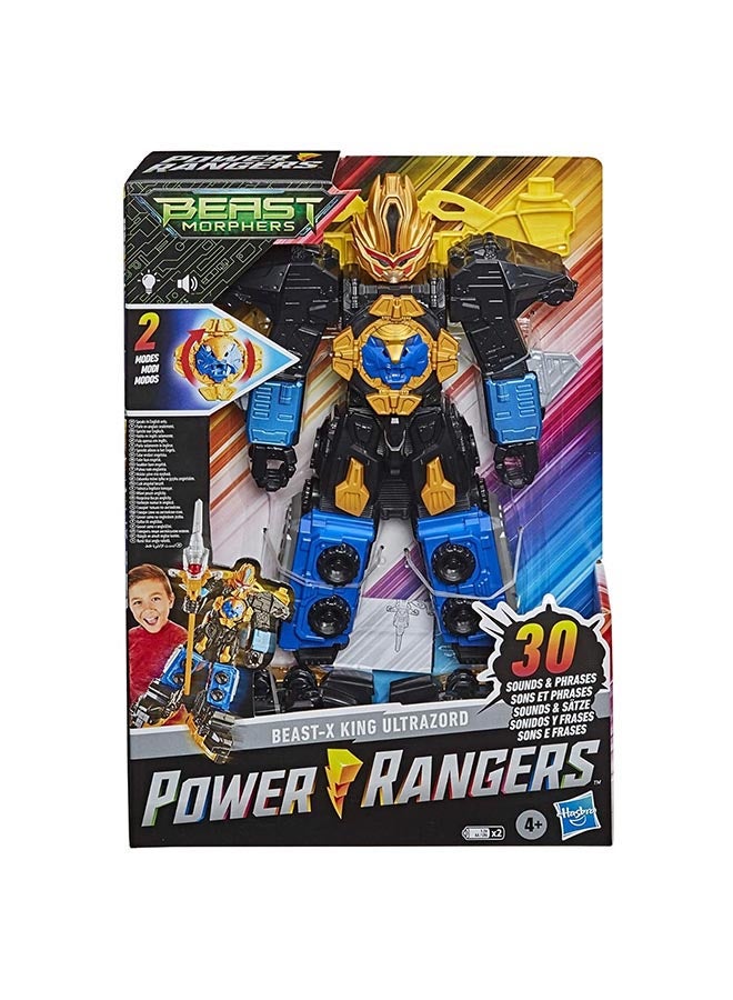 POWER RANGERS Power Rangers Beast Morphers Beast-X King Ultrazord 12.5-Inch Action Figure Toy Inspired By The Power Rangers Tv Show With Accessory  - Image 2