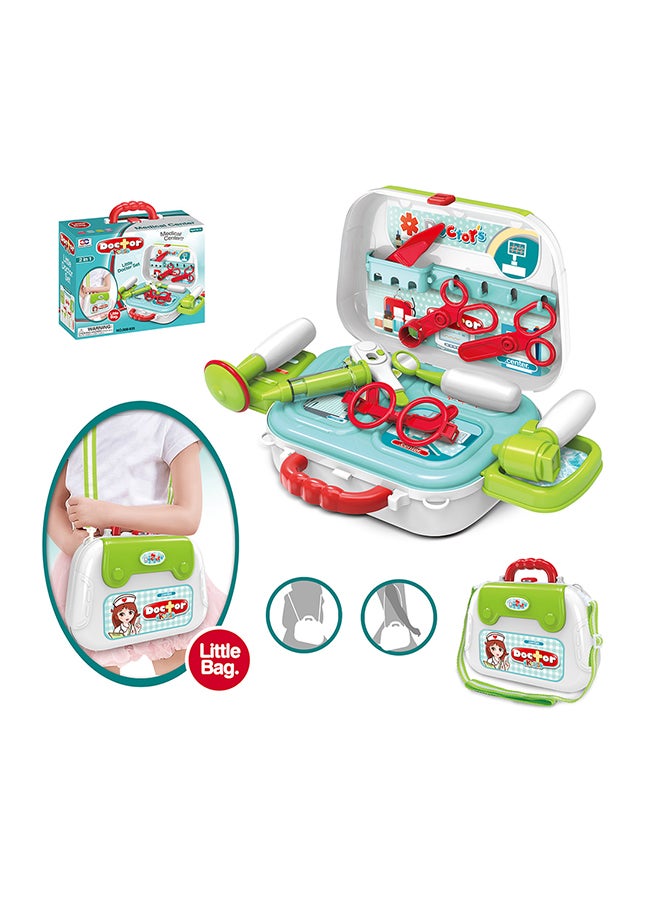 XIONG CHENG Portable Lightweight Compact Unique Detailed Design Pretend Doctor Bag Play Set - Image 2