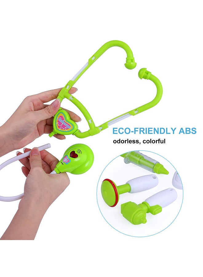 XIONG CHENG Portable Lightweight Compact Unique Detailed Design Pretend Doctor Bag Play Set - Image 4