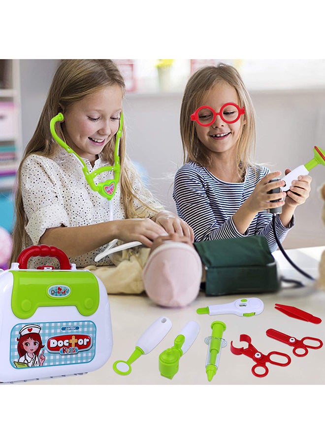 XIONG CHENG Portable Lightweight Compact Unique Detailed Design Pretend Doctor Bag Play Set - Image 5