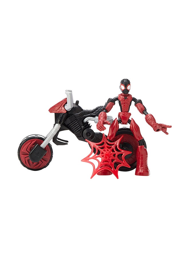 MARVEL - Marvel Bend and Flex, Flex Rider Spider-Man Action Figure Toy, 6-inch Flexible Figure and 2-In-1 Motorcycle For Kids Ages 4 And Up - Image 1