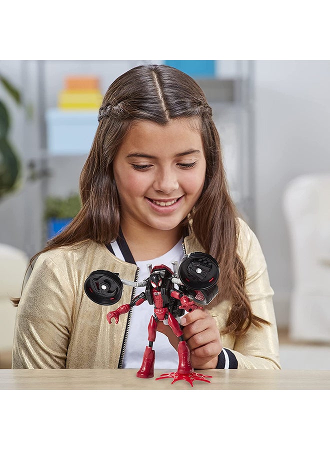 MARVEL - Marvel Bend and Flex, Flex Rider Spider-Man Action Figure Toy, 6-inch Flexible Figure and 2-In-1 Motorcycle For Kids Ages 4 And Up - Image 1